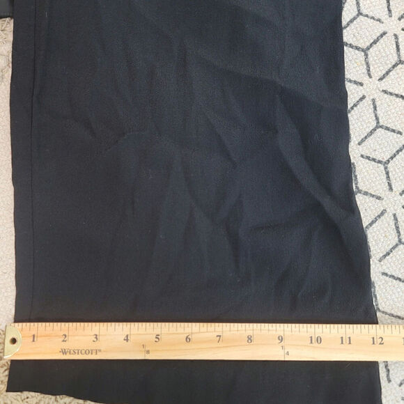 MADEWELL WIDE LEG DEEP V-NECK JUMPSUIT IN BLACK, SZ SMALL - Picture 12 of 12